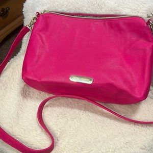 Hot Pink / gold Betsey Johnson Purse